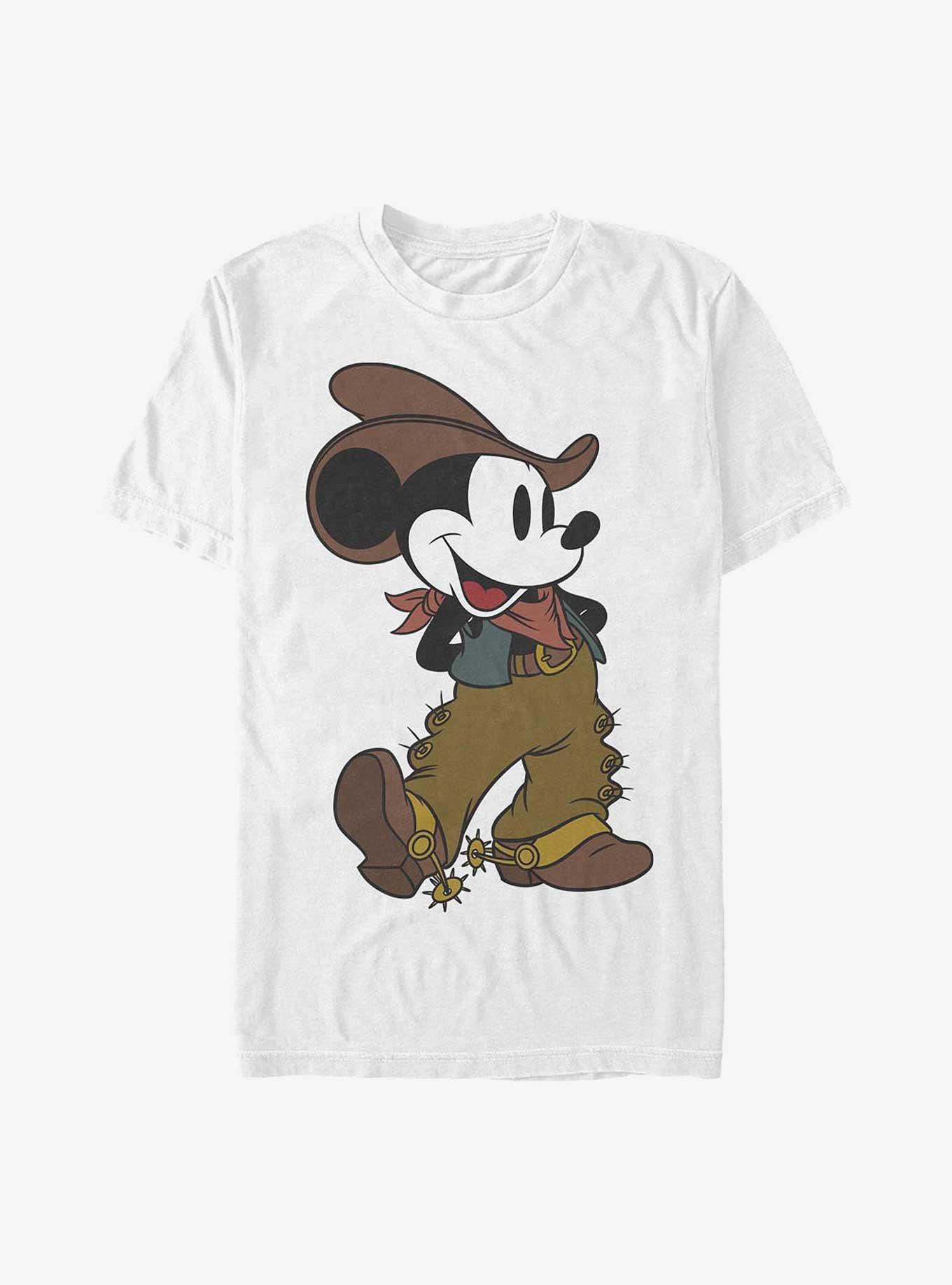 Disney Mickey Mouse Cowboy Mickey T-Shirt, WHITE, hi-res