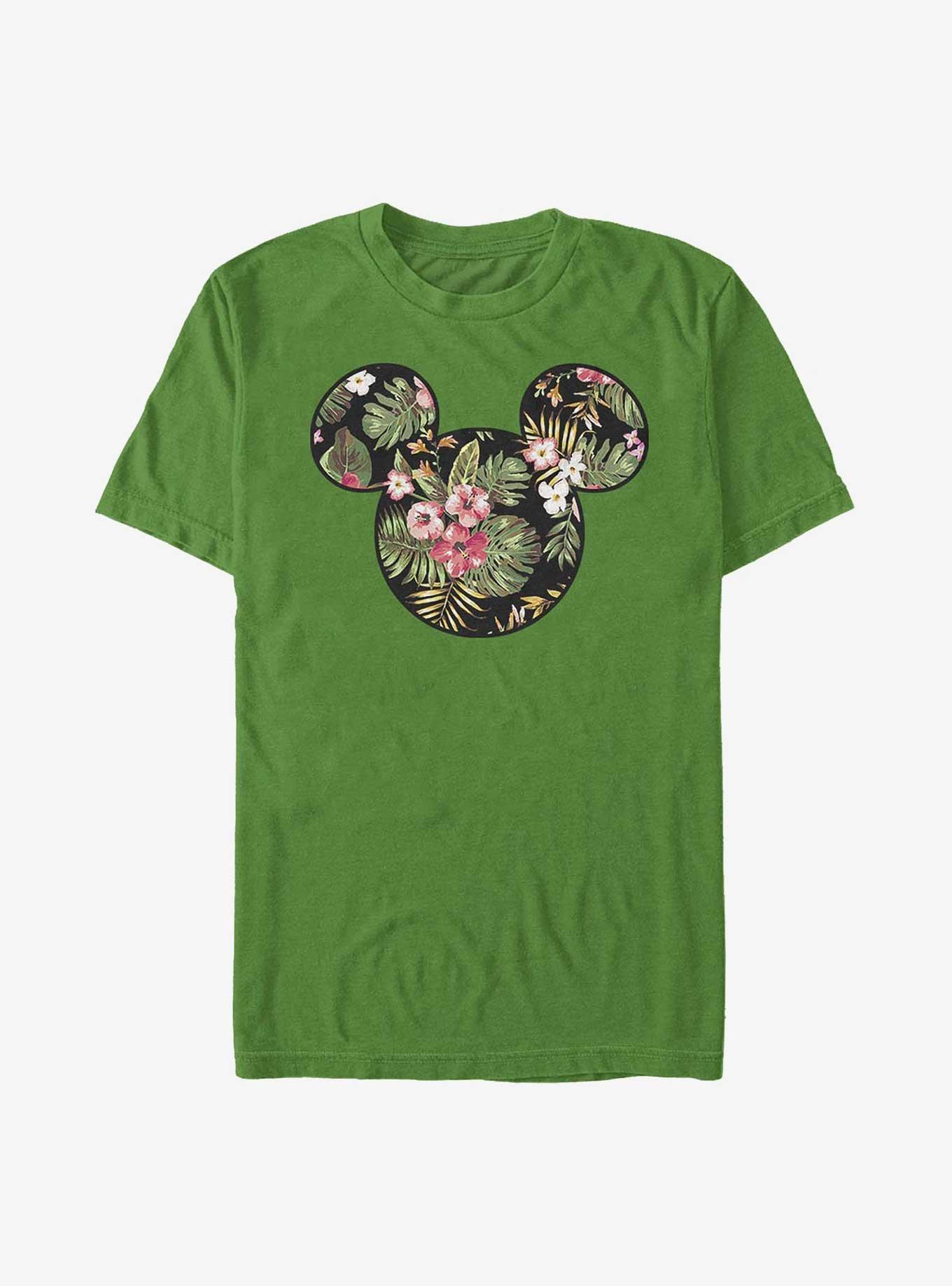 Disney Mickey Mouse Floral Mickey T-Shirt, , hi-res