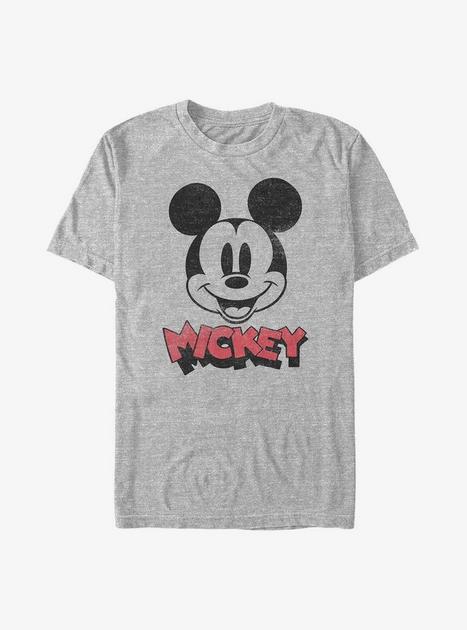 Disney Mickey Mouse Heads Up T-Shirt - GREY | Hot Topic