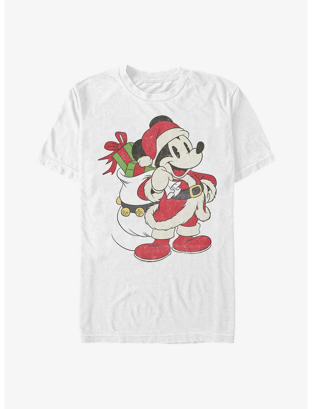 Disney Mickey Mouse Just Santa Mickey T-Shirt, WHITE, hi-res