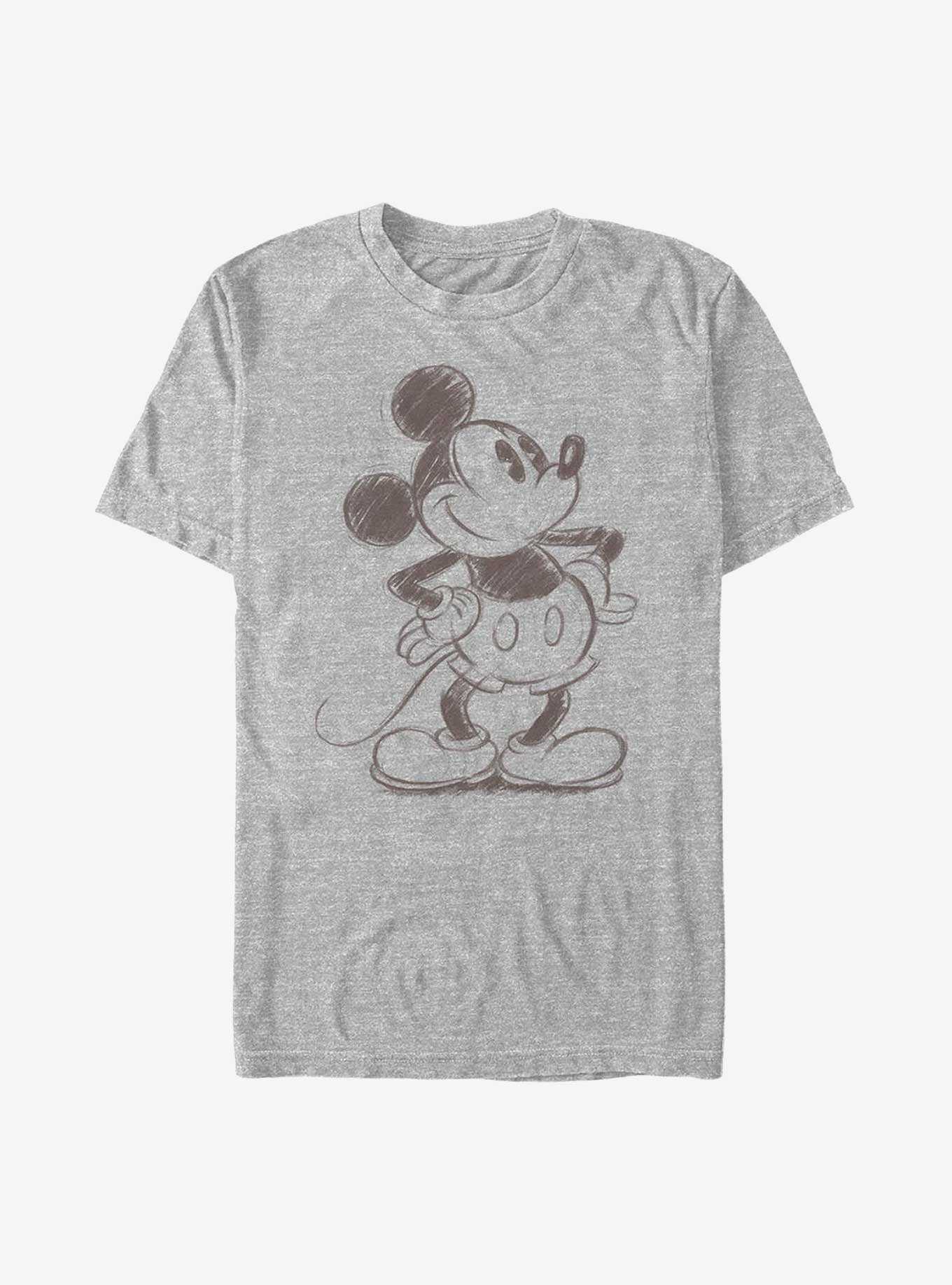 Disney Mickey Mouse Sketched Mickey T-Shirt, , hi-res