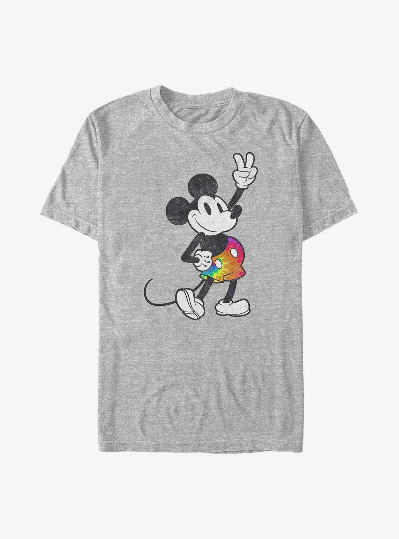 Disney Mickey Mouse Tie Dye Mickey Outfit T-Shirt, ATH HTR, hi-res