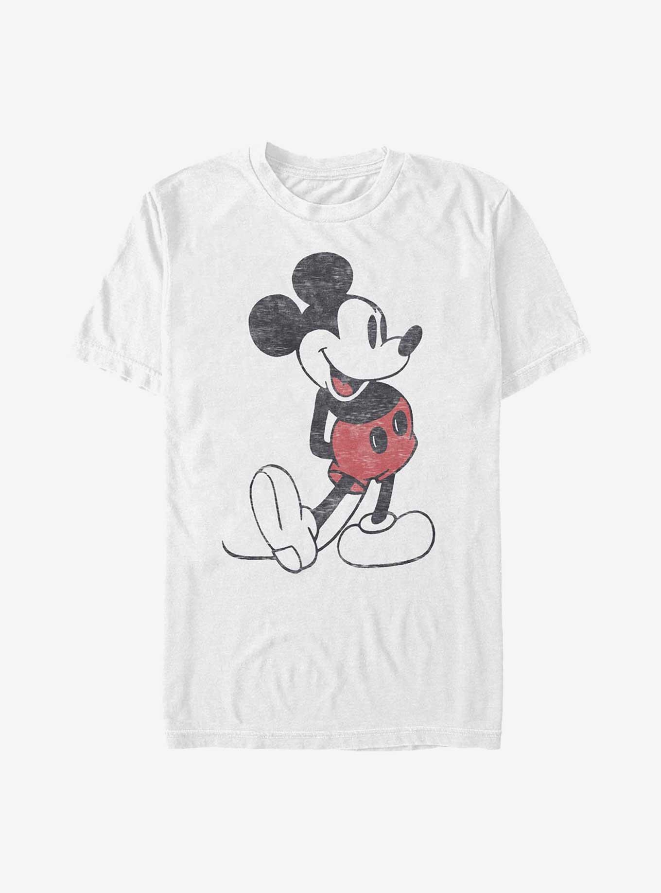 Automatisk Intrusion Klappe Disney Mickey Mouse Vintage Classic T-Shirt - WHITE | Hot Topic