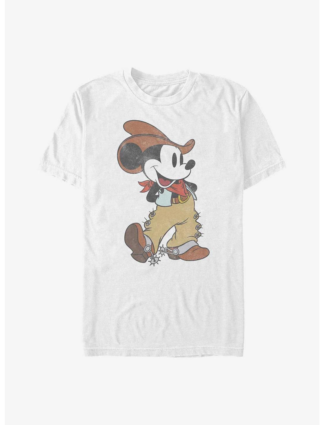 Disney Mickey Mouse Western Mickey T-Shirt, WHITE, hi-res