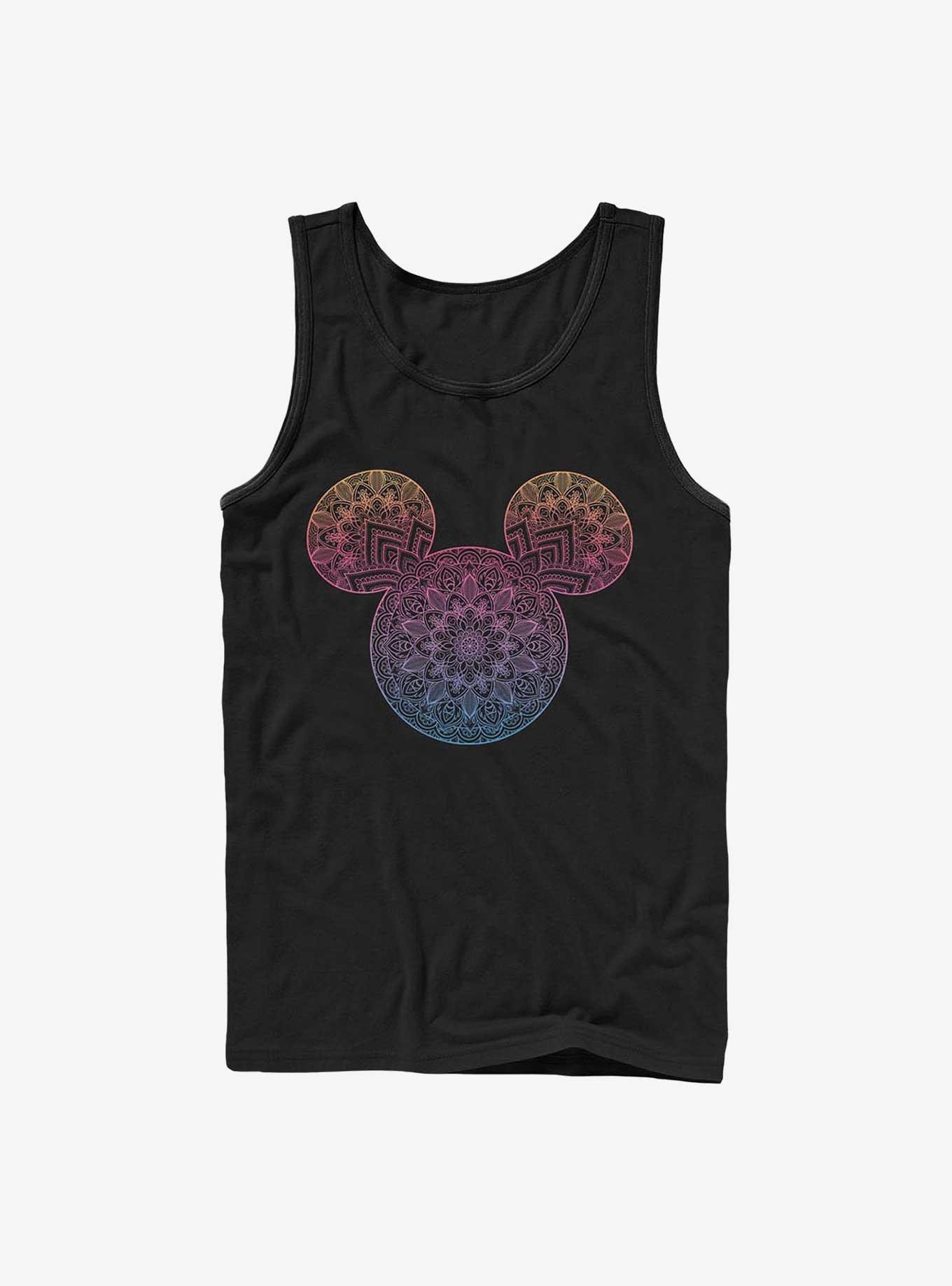 Disney Mickey Mouse Mickey Mandala Fill Tank, BLACK, hi-res
