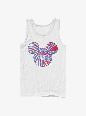 Disney Mickey Mouse Tie Dye Red White Blue Tank, , hi-res