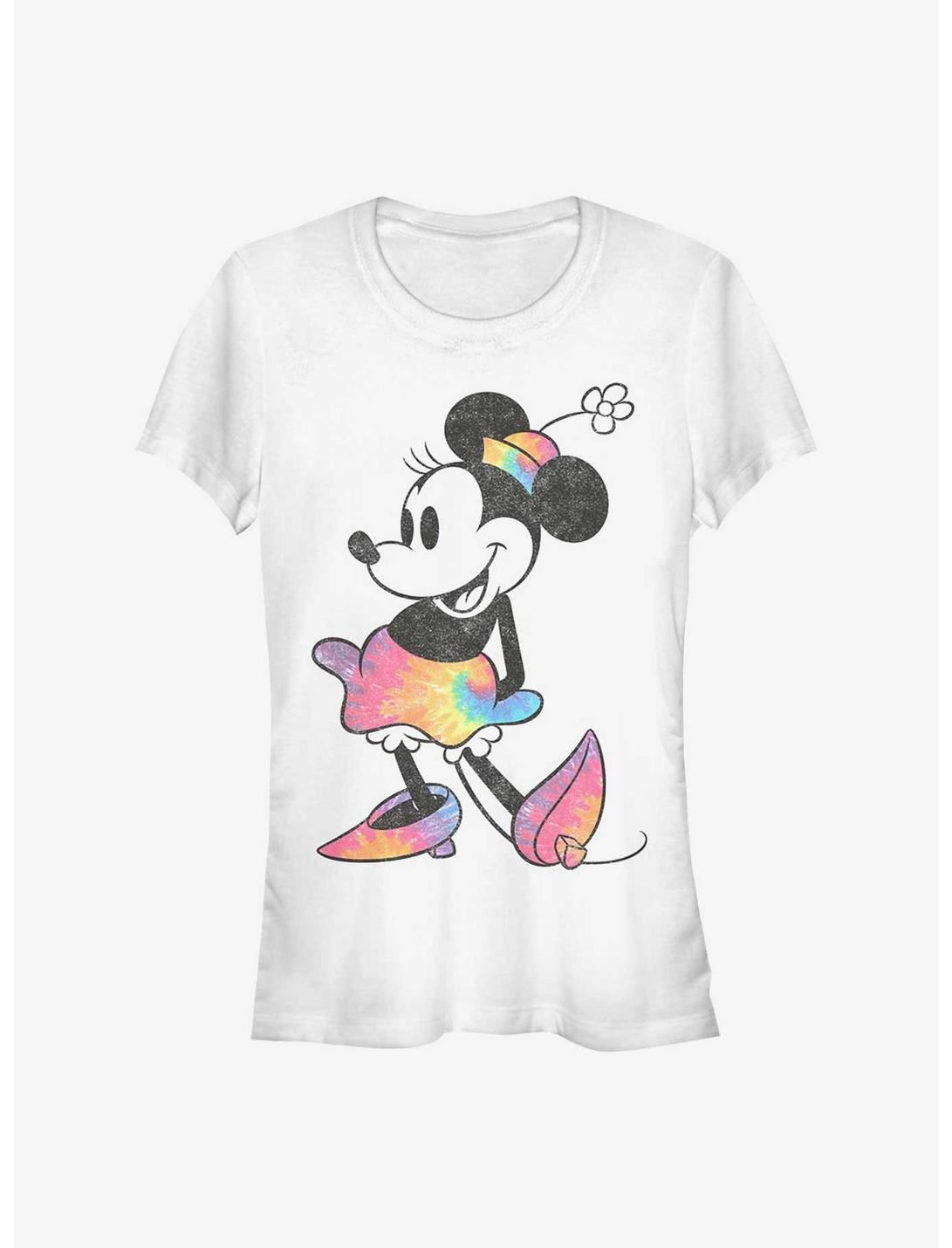 Disney Minnie Mouse Tie Dye Minnie Girls T-Shirt, WHITE, hi-res