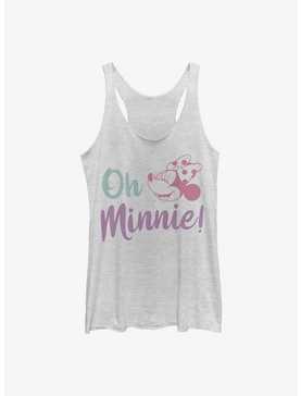 Disney Minnie Mouse Oh Minnie Girls Tank, WHITE HTR, hi-res
