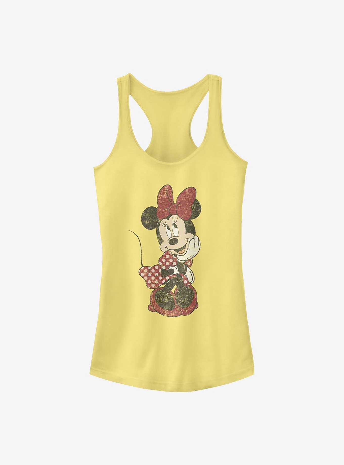 Disney Minnie Mouse Polka Dot Minnie Girls Tank, BANANA, hi-res