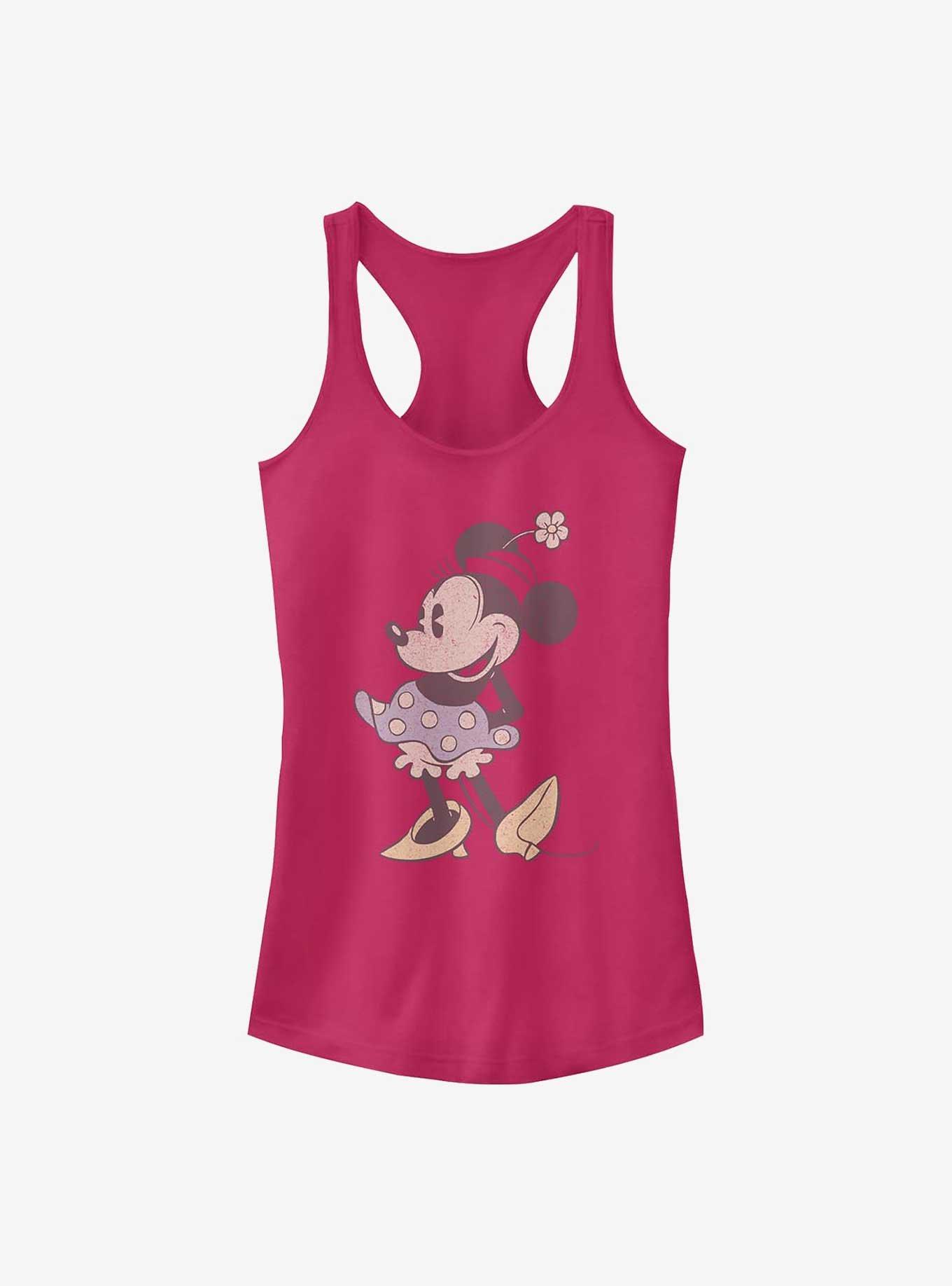 Disney Minnie Mouse Soft Minnie Girls Tank, RASPBERRY, hi-res