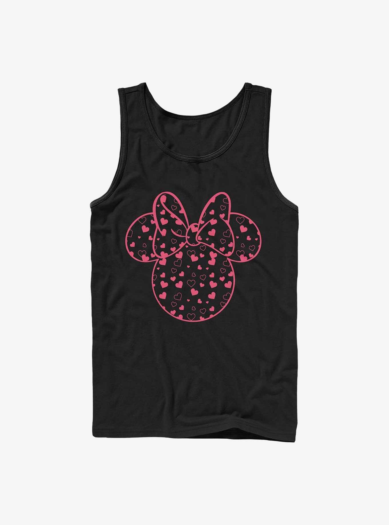 Disney Minnie Mouse Minnie Hearts Fill Tank, BLACK, hi-res