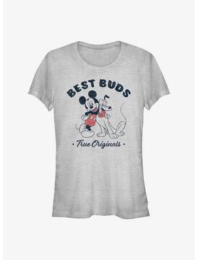 Disney Mickey Mouse Vintage Buds Girls T-Shirt, ATH HTR, hi-res