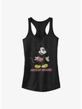 Disney Mickey Mouse 70's Mickey Girls Tank, BLACK, hi-res