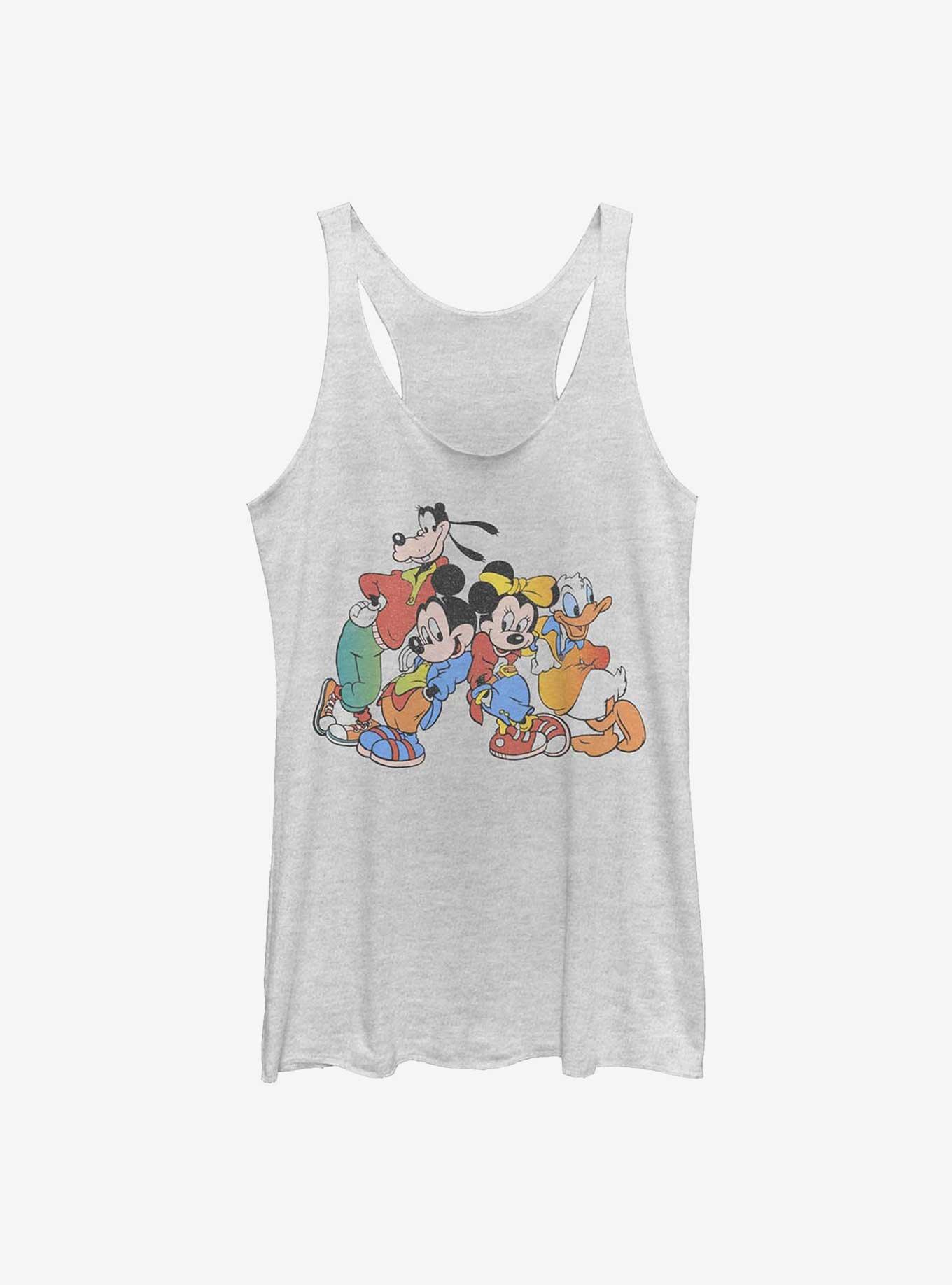 Disney Mickey Mouse Cali Vintage Girls Tank Top, WHITE HTR, hi-res