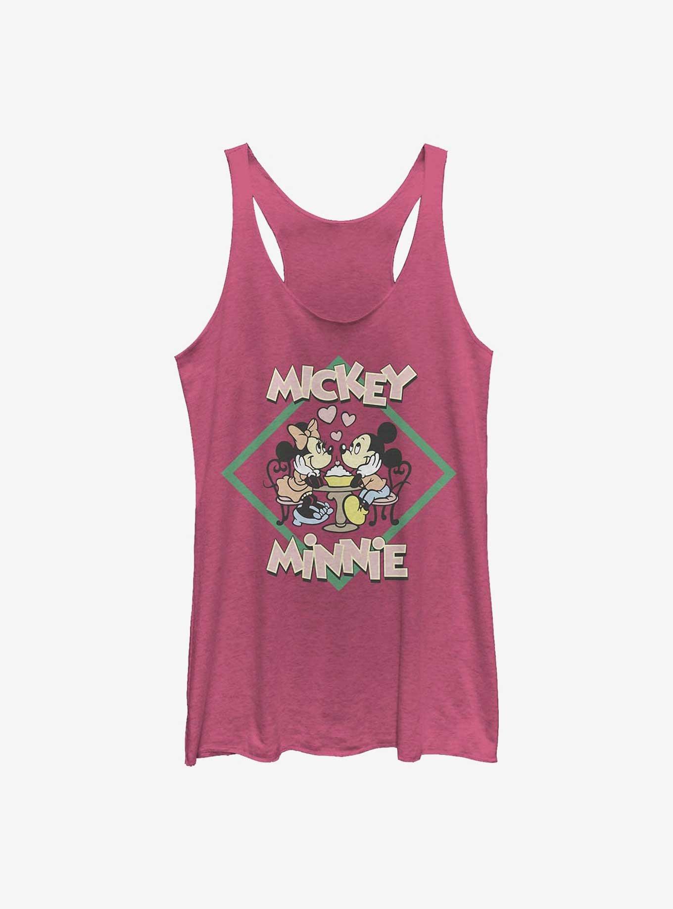 Disney Mickey Mouse Minnie Mickey Girls Tank, PINK HTR, hi-res