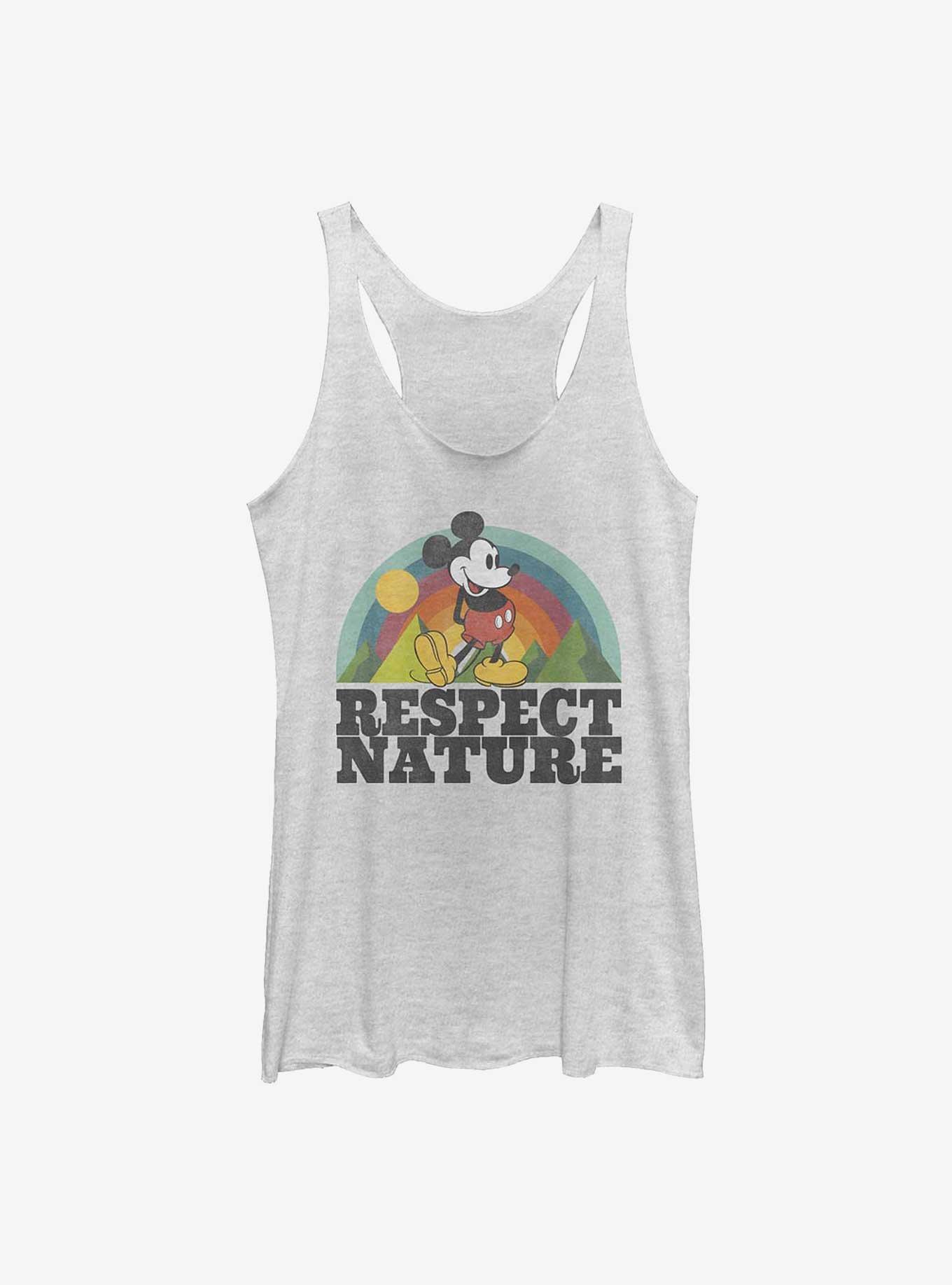 Disney Mickey Mouse Respect Nature Girls Tank