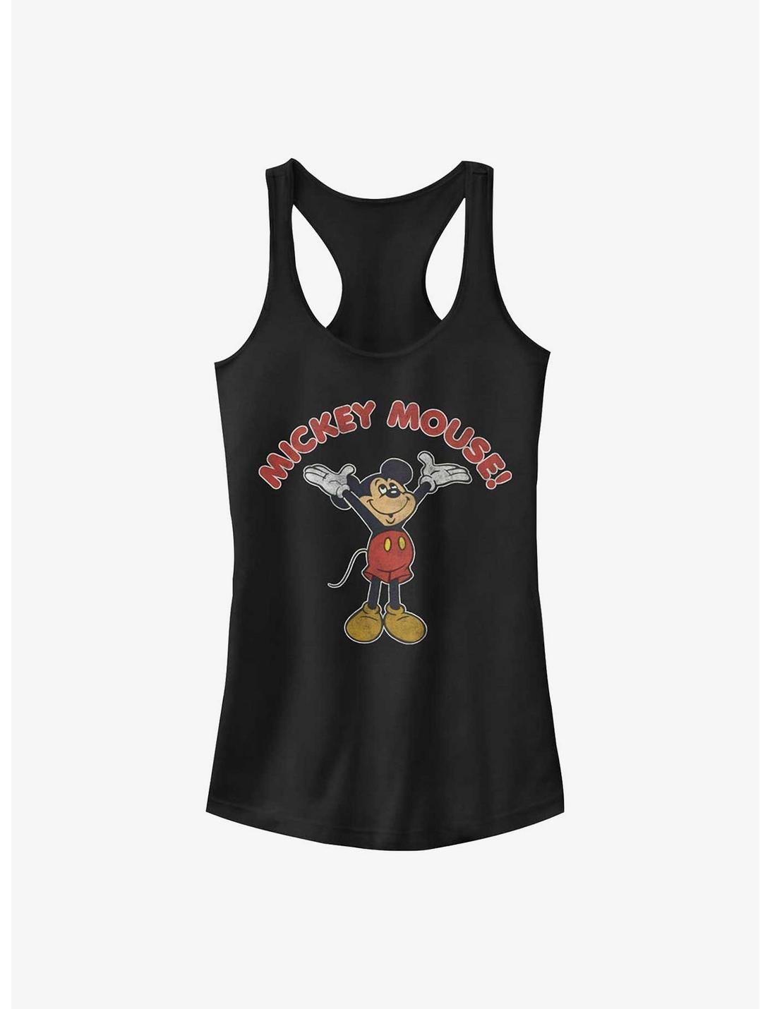 Disney Mickey Mouse Retro Mickey Girls Tank, BLACK, hi-res