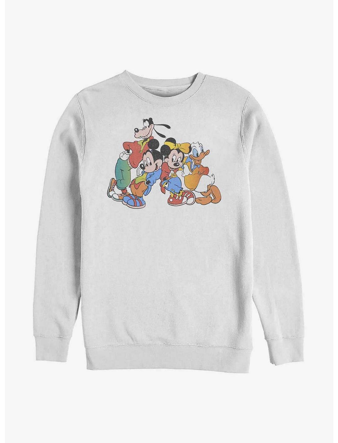 Disney Mickey Mouse Cali Vintage Sweatshirt, WHITE, hi-res