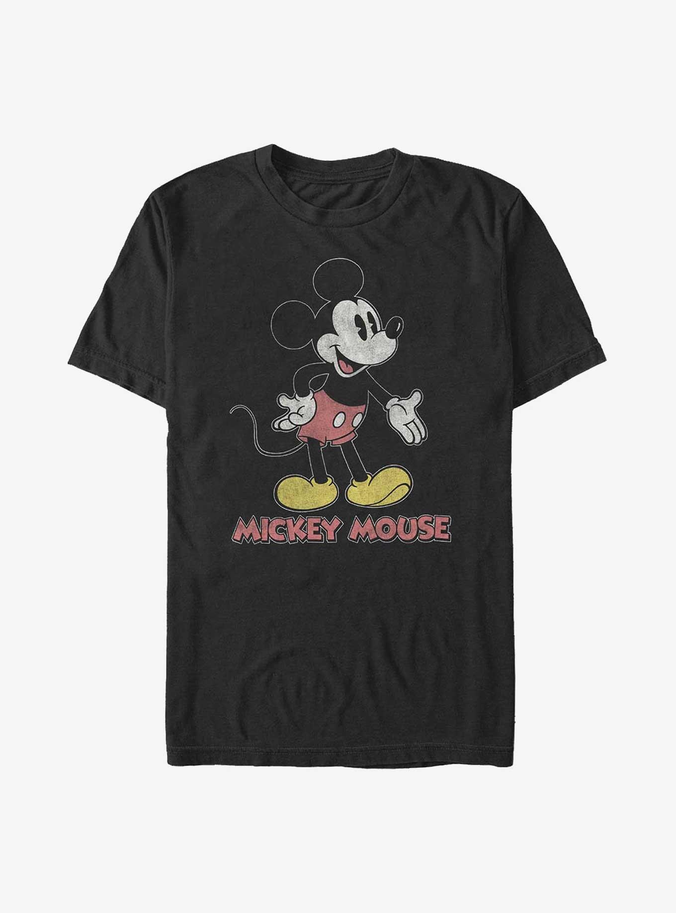 Disney Mickey Mouse 70's Mickey T-Shirt, BLACK, hi-res