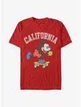 Disney Mickey Mouse California T-Shirt, RED, hi-res