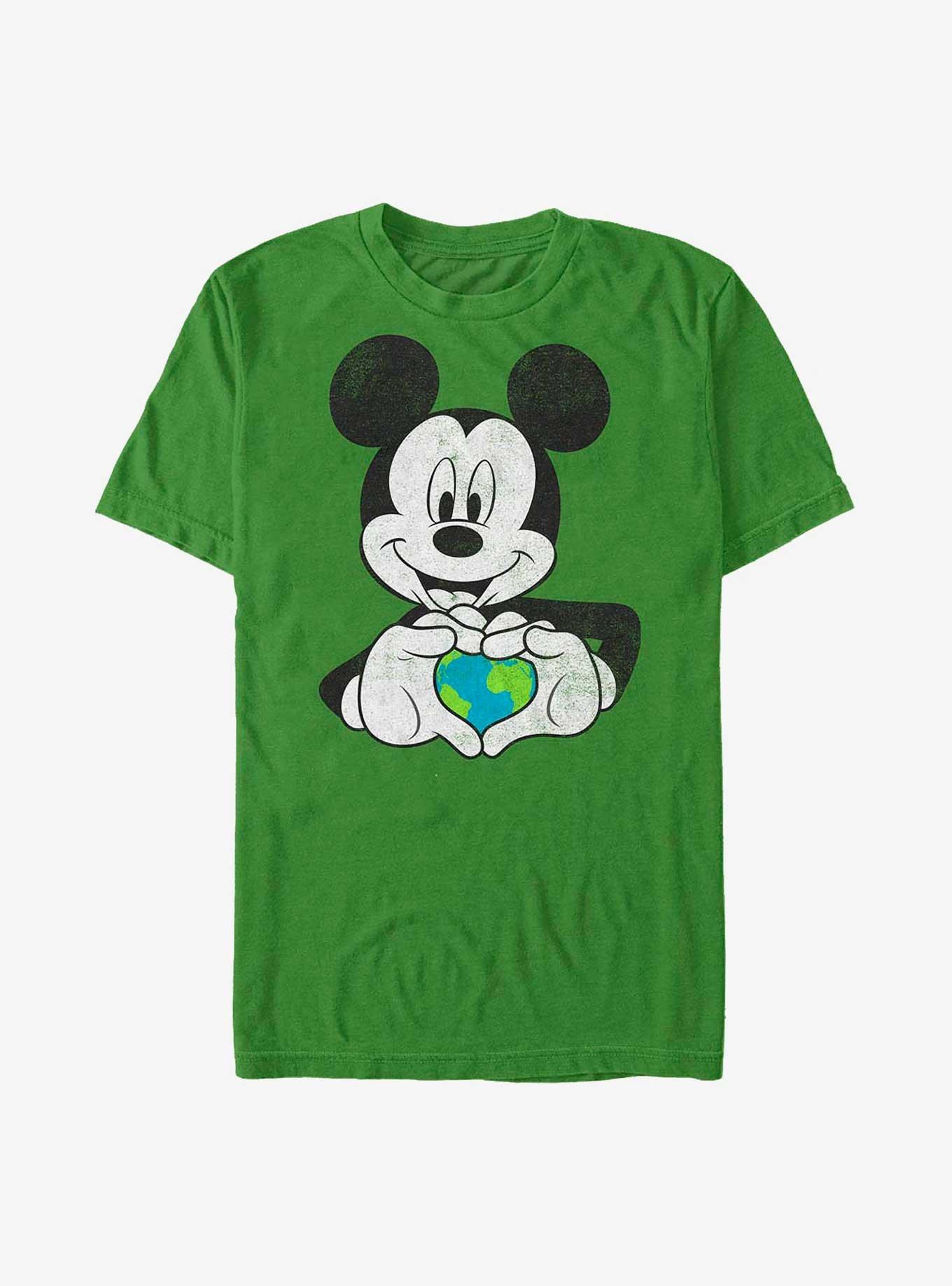 Disney Mickey Mouse Mickey Earth Heart T-Shirt, , hi-res