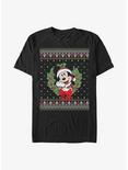 Disney Mickey Mouse Mickey Ugly Holiday T-Shirt, BLACK, hi-res