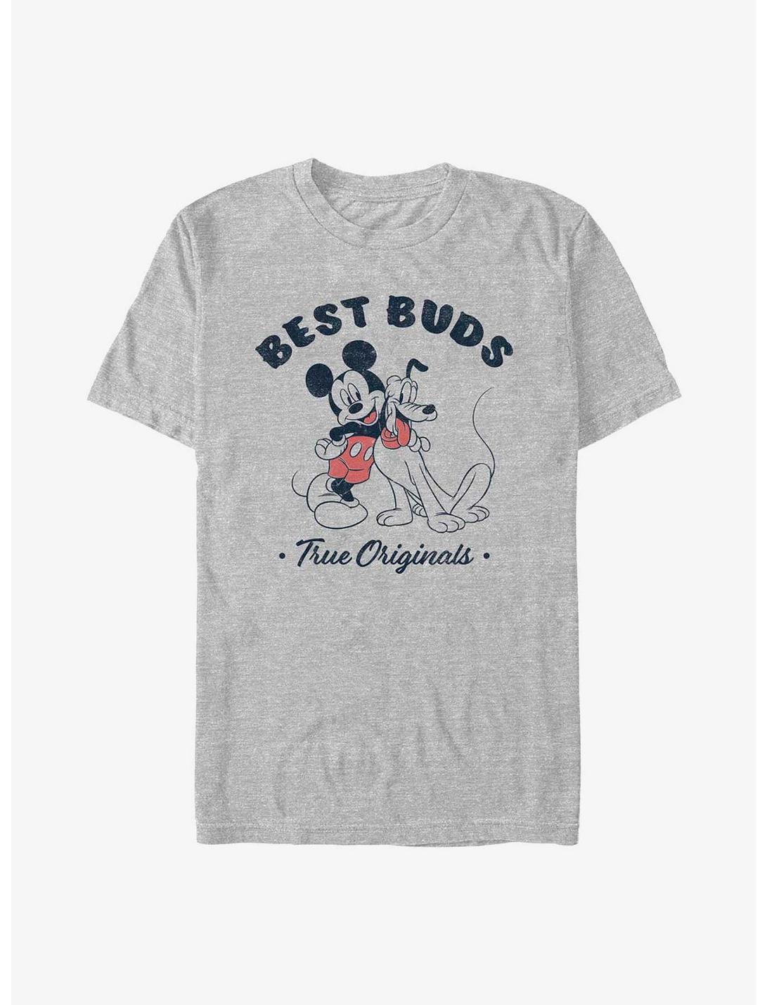 Disney Mickey Mouse Vintage Buds T-Shirt, ATH HTR, hi-res