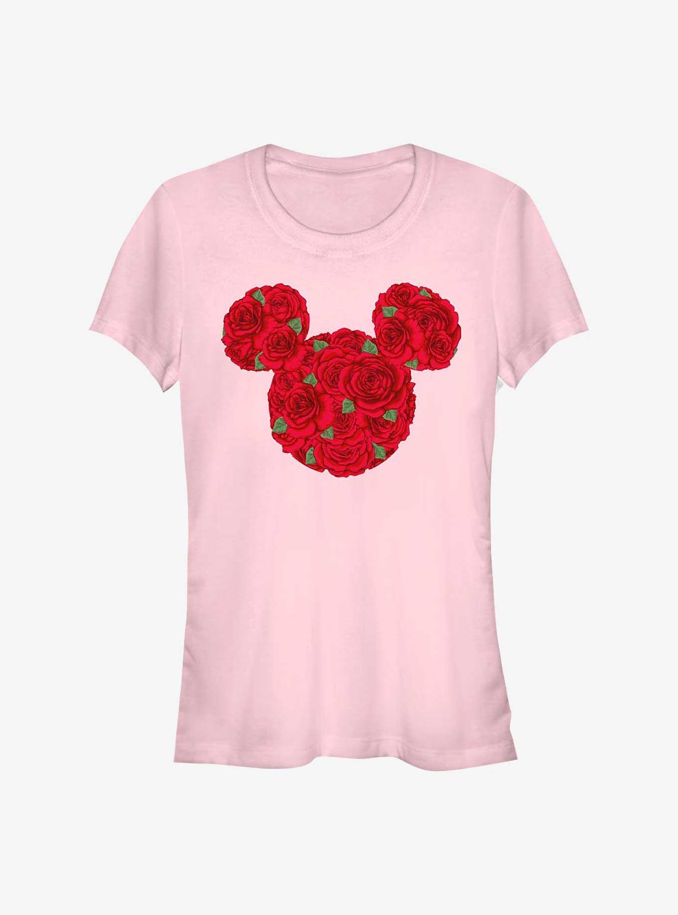 Disney Minnie Mouse Mickey Mouse Roses Girls T-Shirt, , hi-res