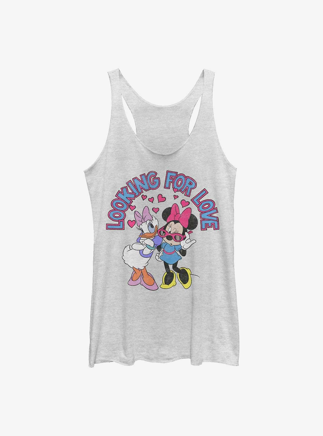 Disney Minnie Mouse Looking For Love Girls Tank, WHITE HTR, hi-res