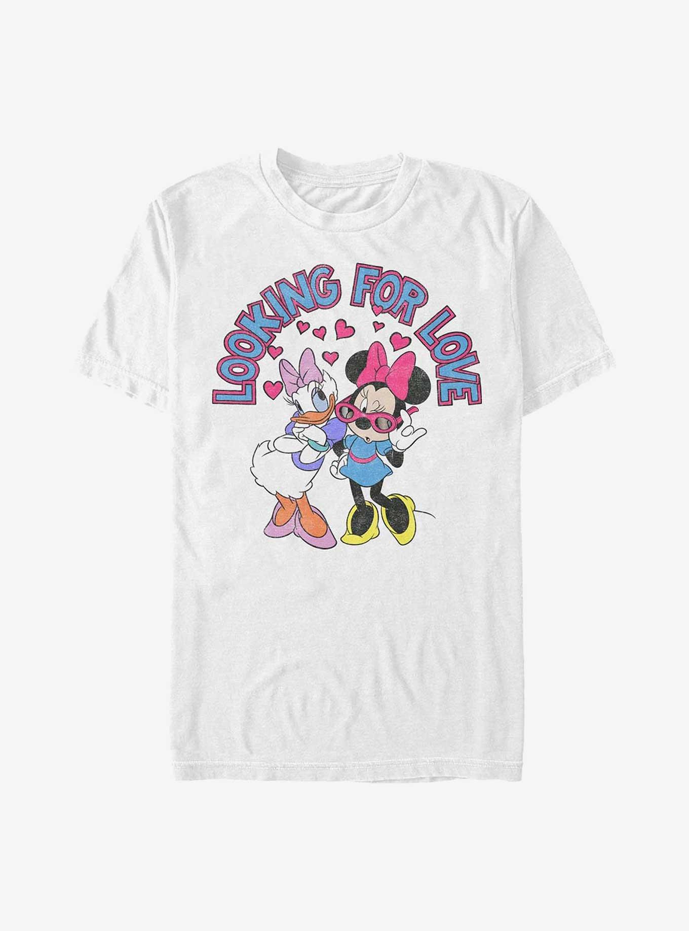 Disney Minnie Mouse Looking For Love T-Shirt, WHITE, hi-res