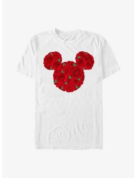 Disney Mickey Mouse Roses T-Shirt, WHITE, hi-res