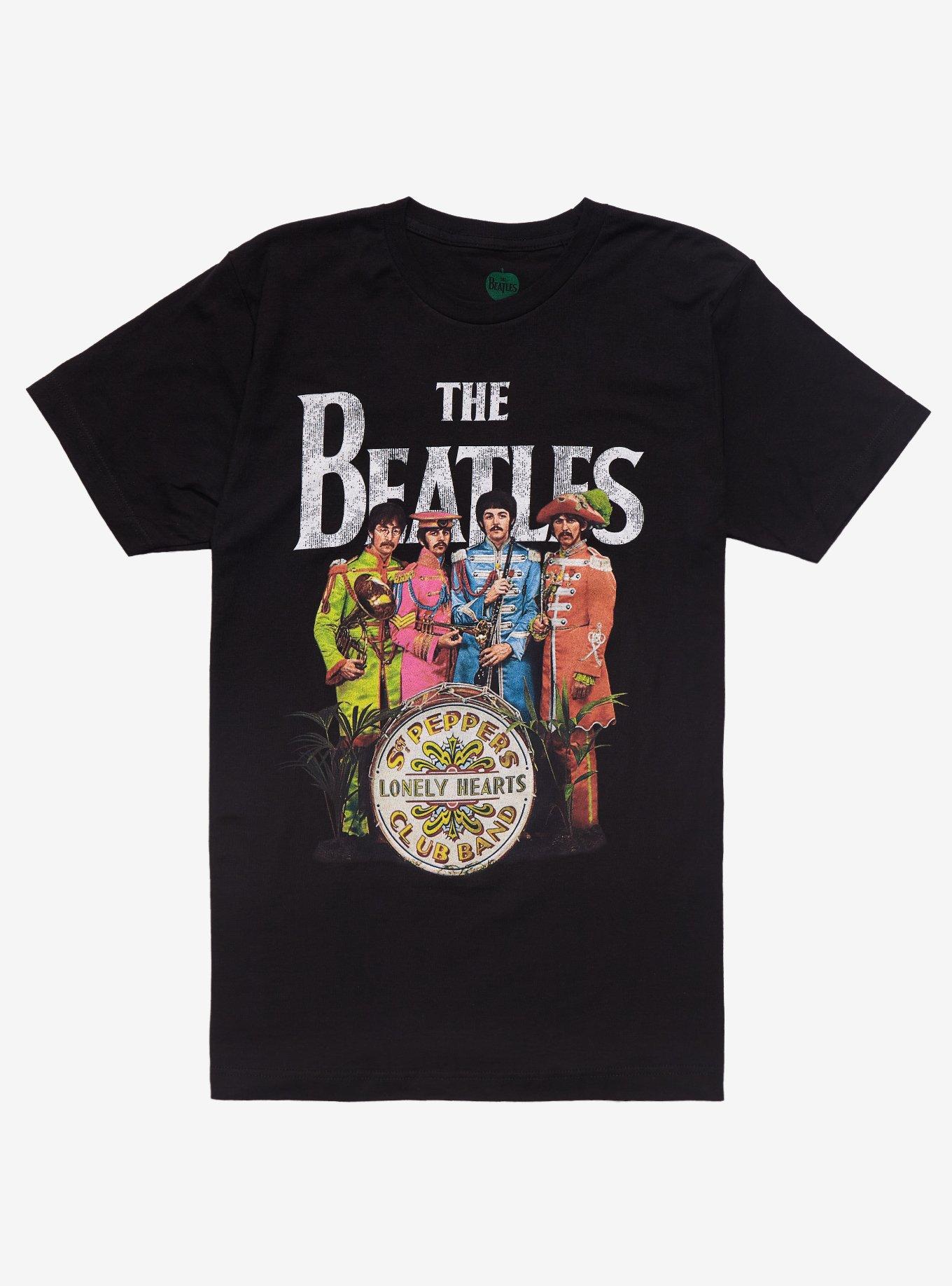 The Beatles Sgt. Pepper's Lonely Hearts Club Band Portrait T-Shirt, BLACK, hi-res
