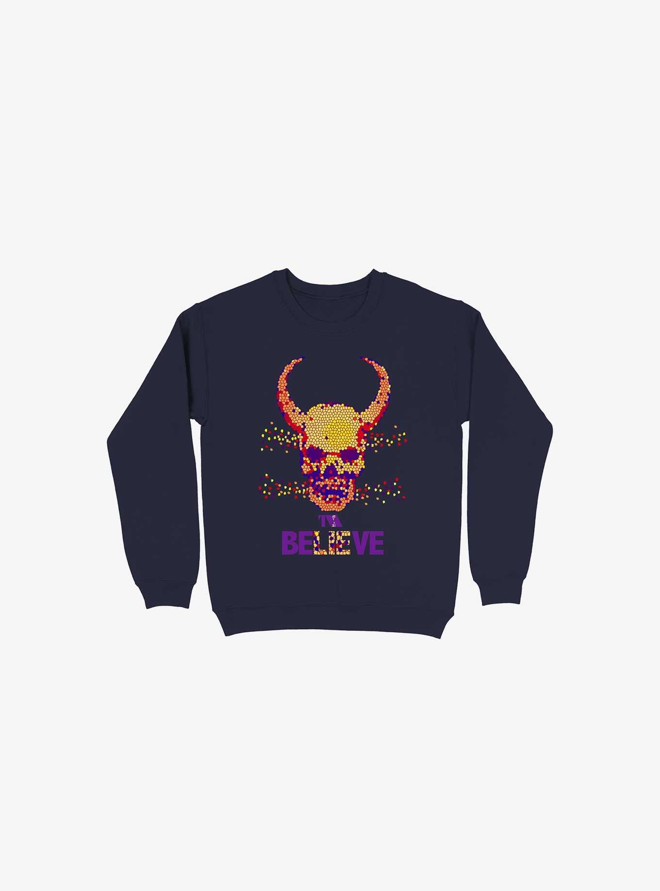 Believe Sweatshirt, NAVY, hi-res