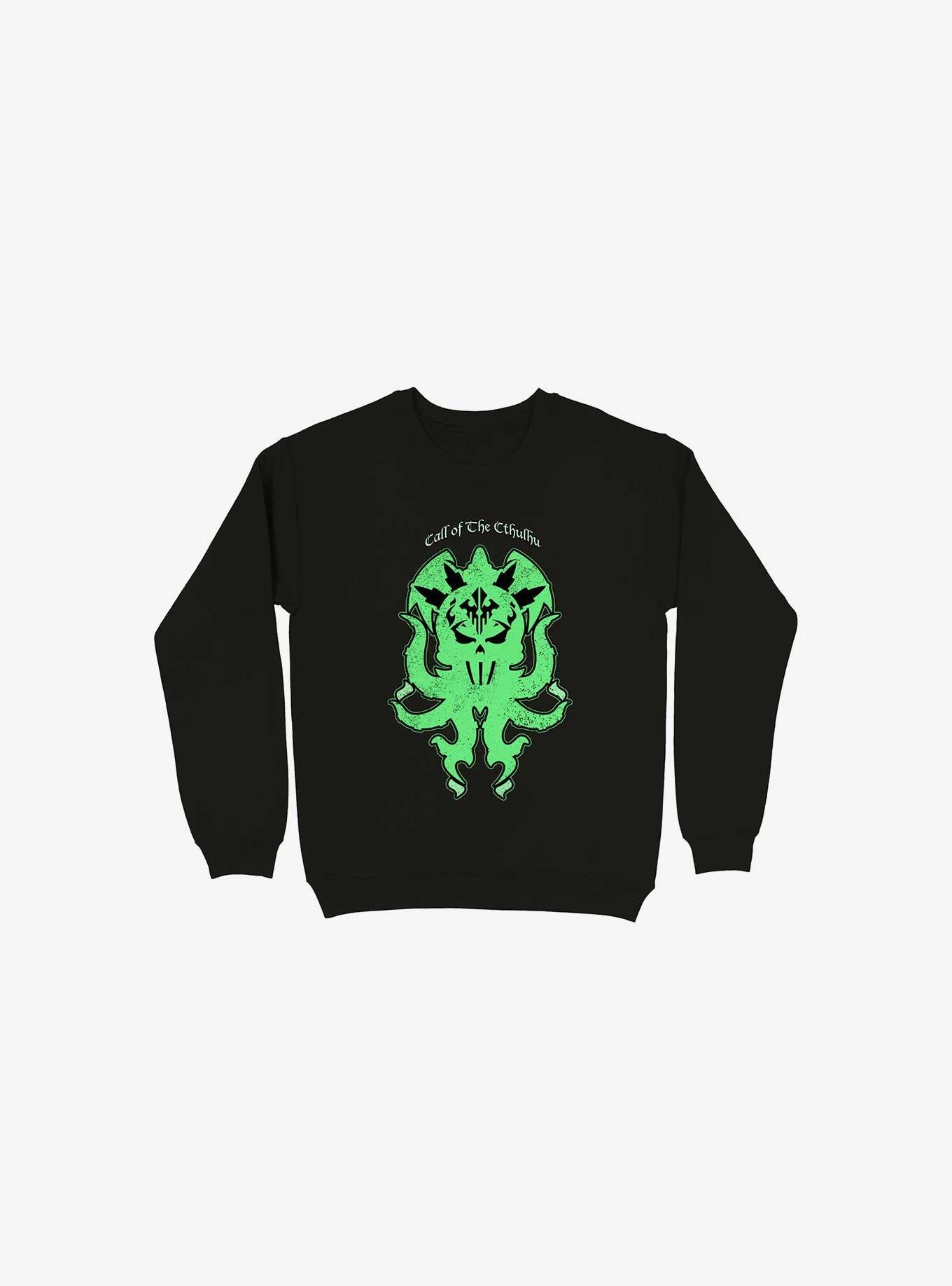 Call Of The Cthulhu Sweatshirt, BLACK, hi-res