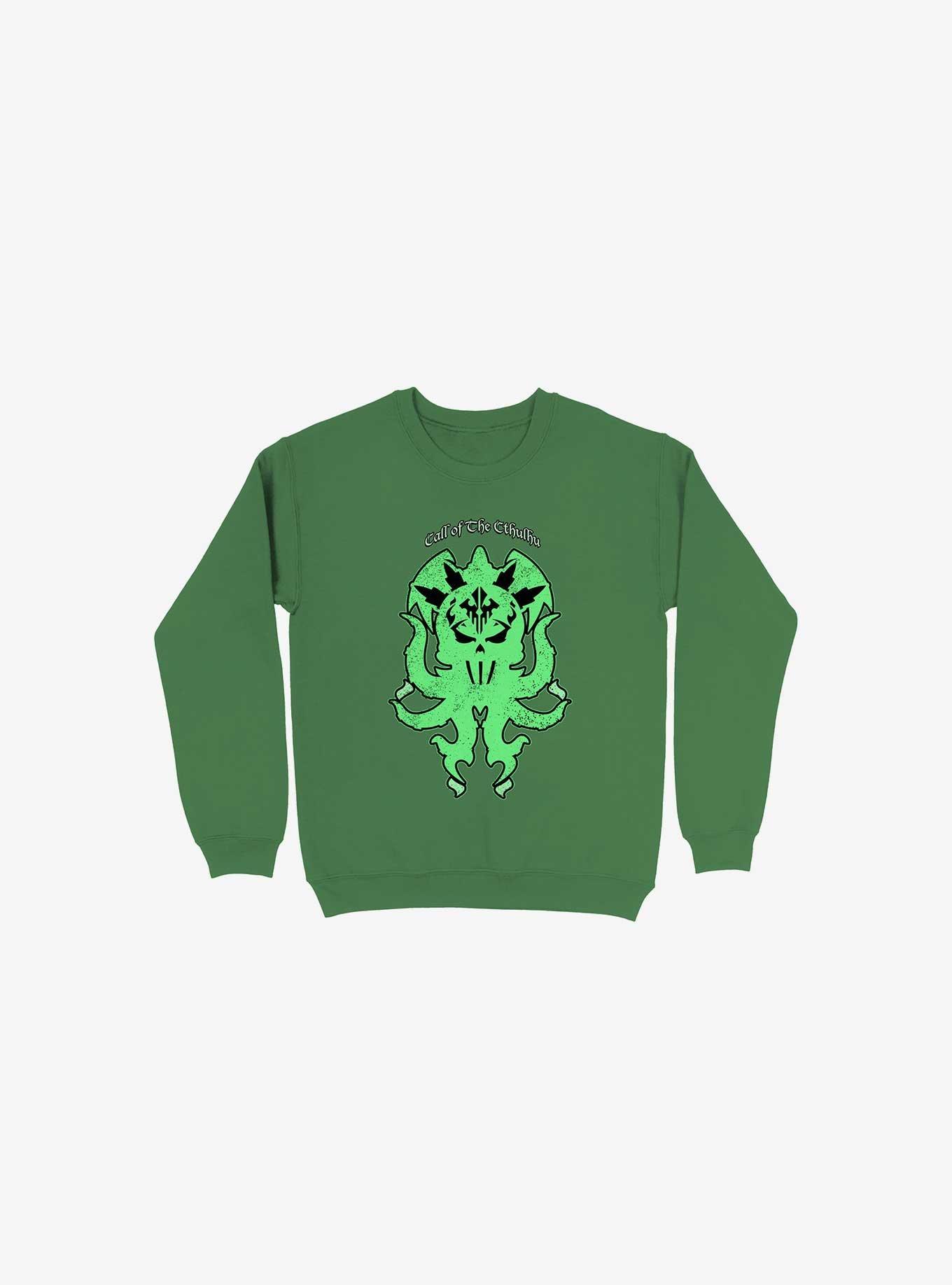 Call Of The Cthulhu Sweatshirt, KELLY GREEN, hi-res