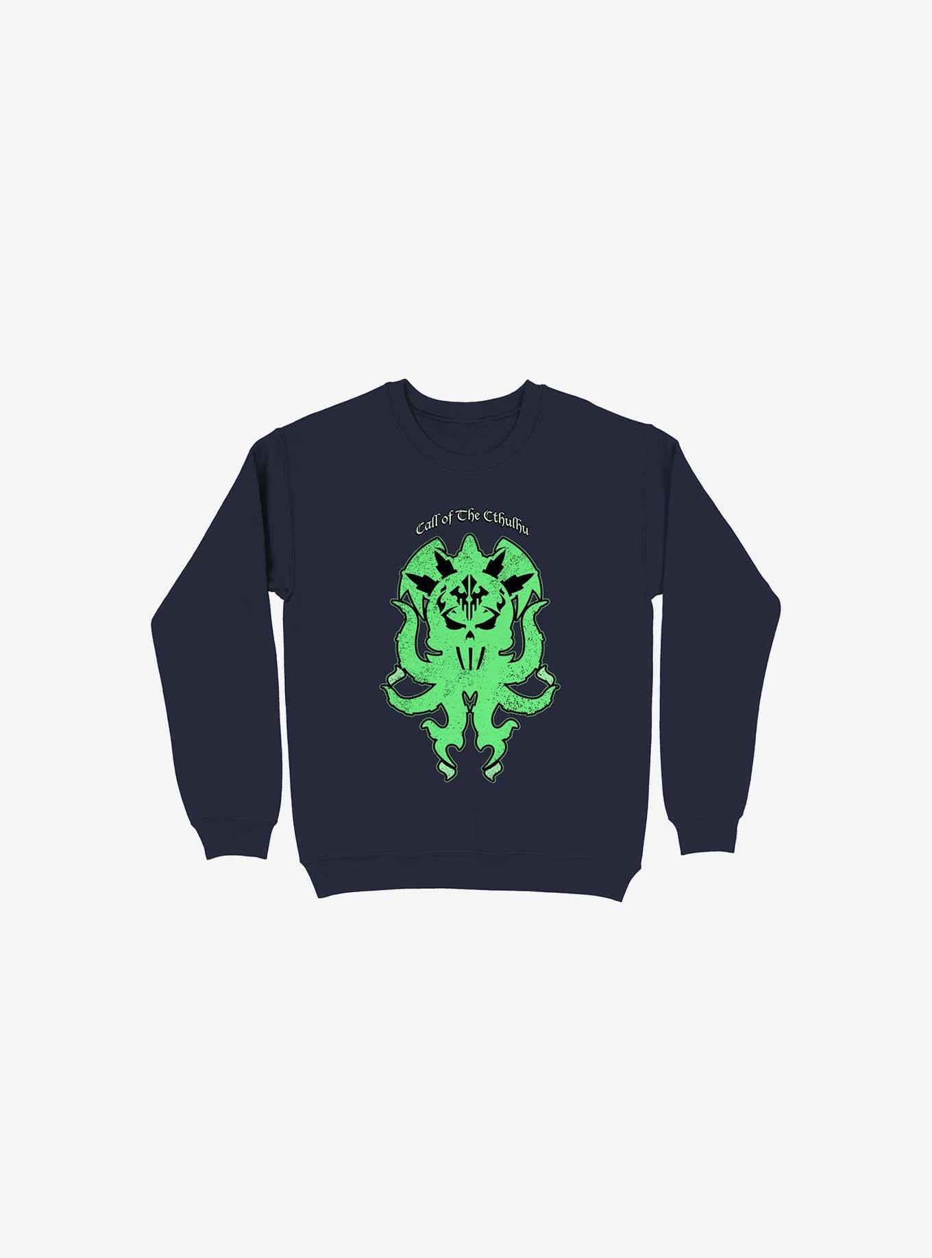 Call Of The Cthulhu Sweatshirt, NAVY, hi-res