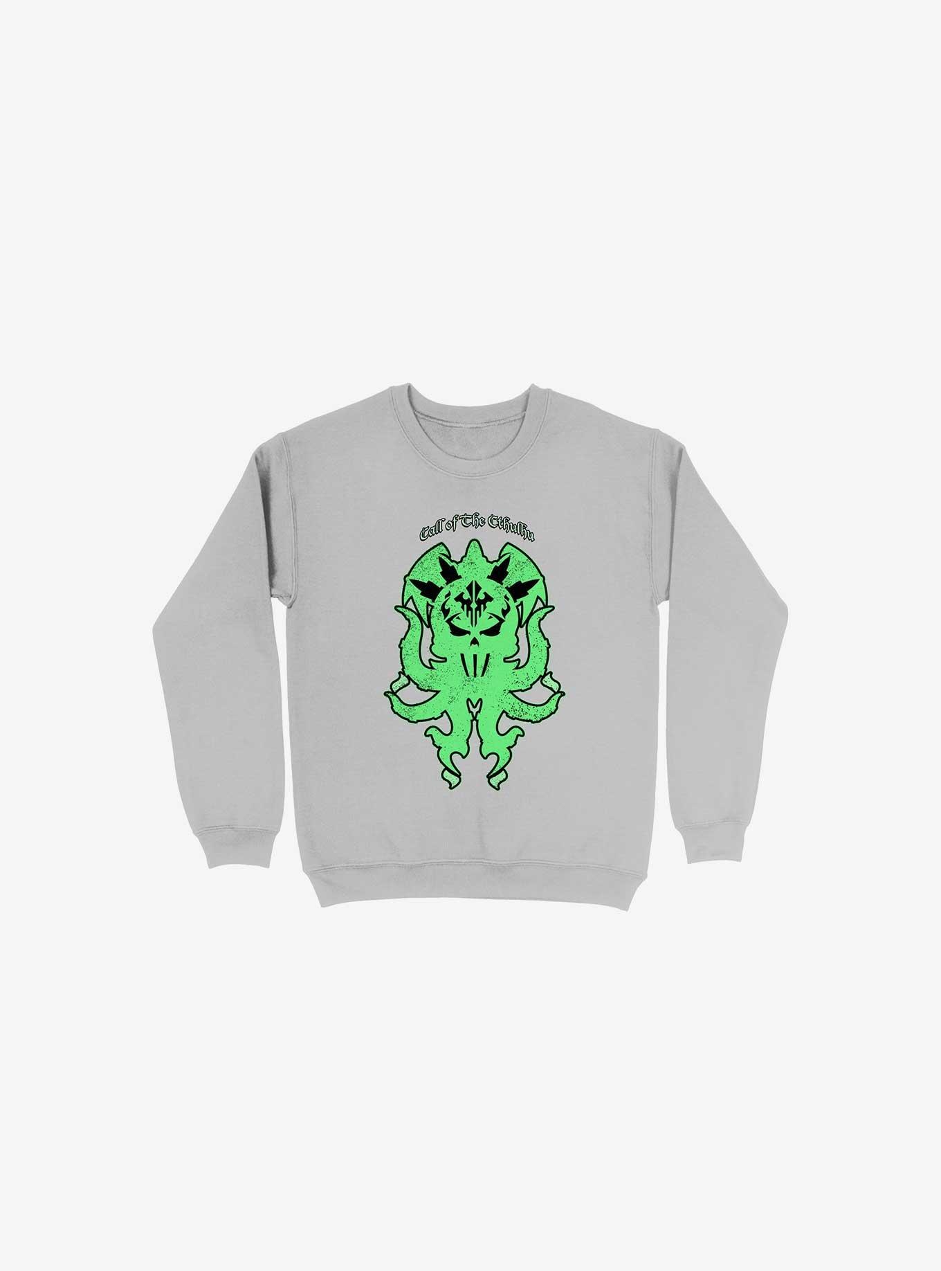 Call Of The Cthulhu Sweatshirt, SILVER, hi-res