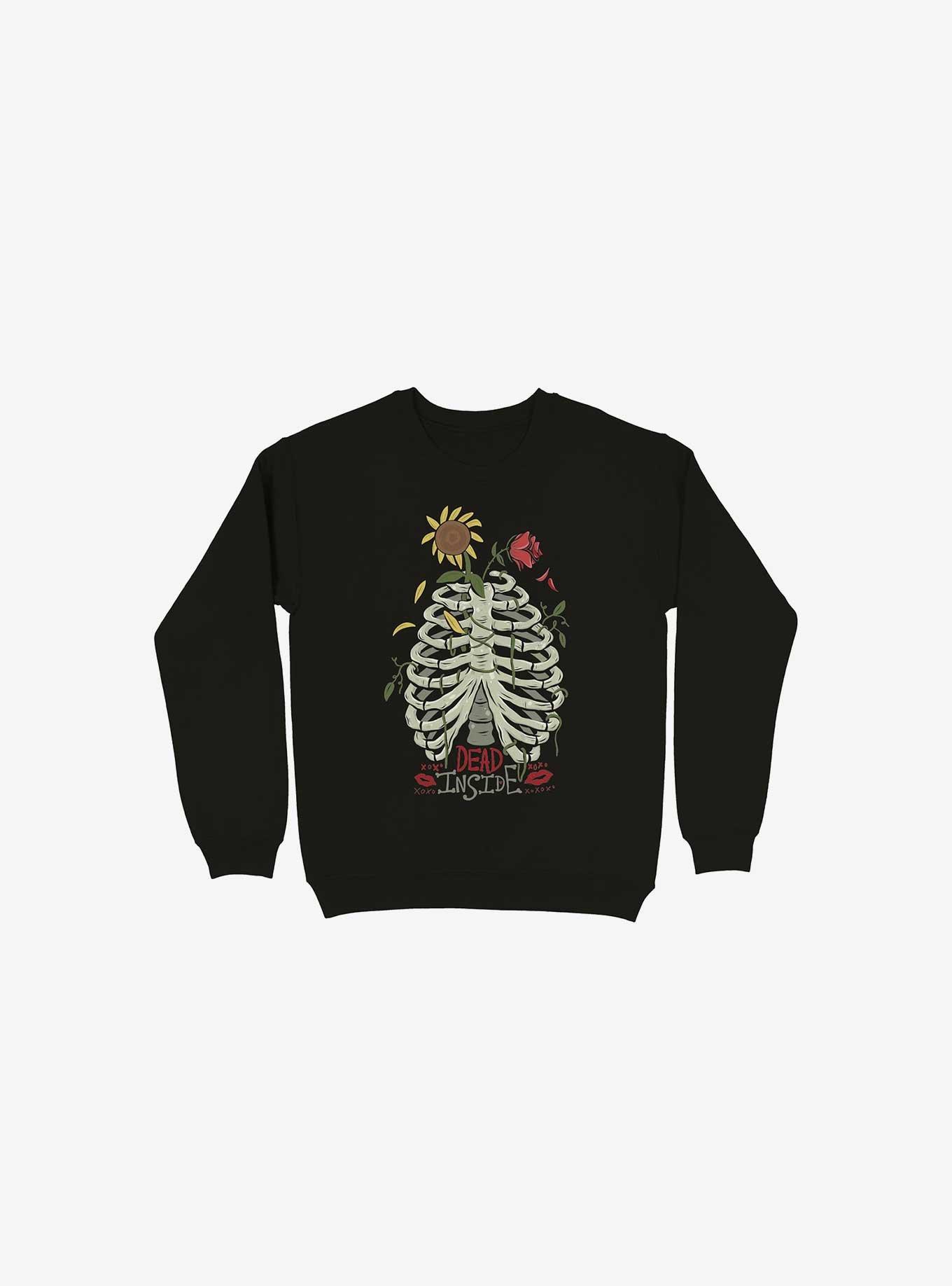 Dead Inside Sweatshirt, BLACK, hi-res