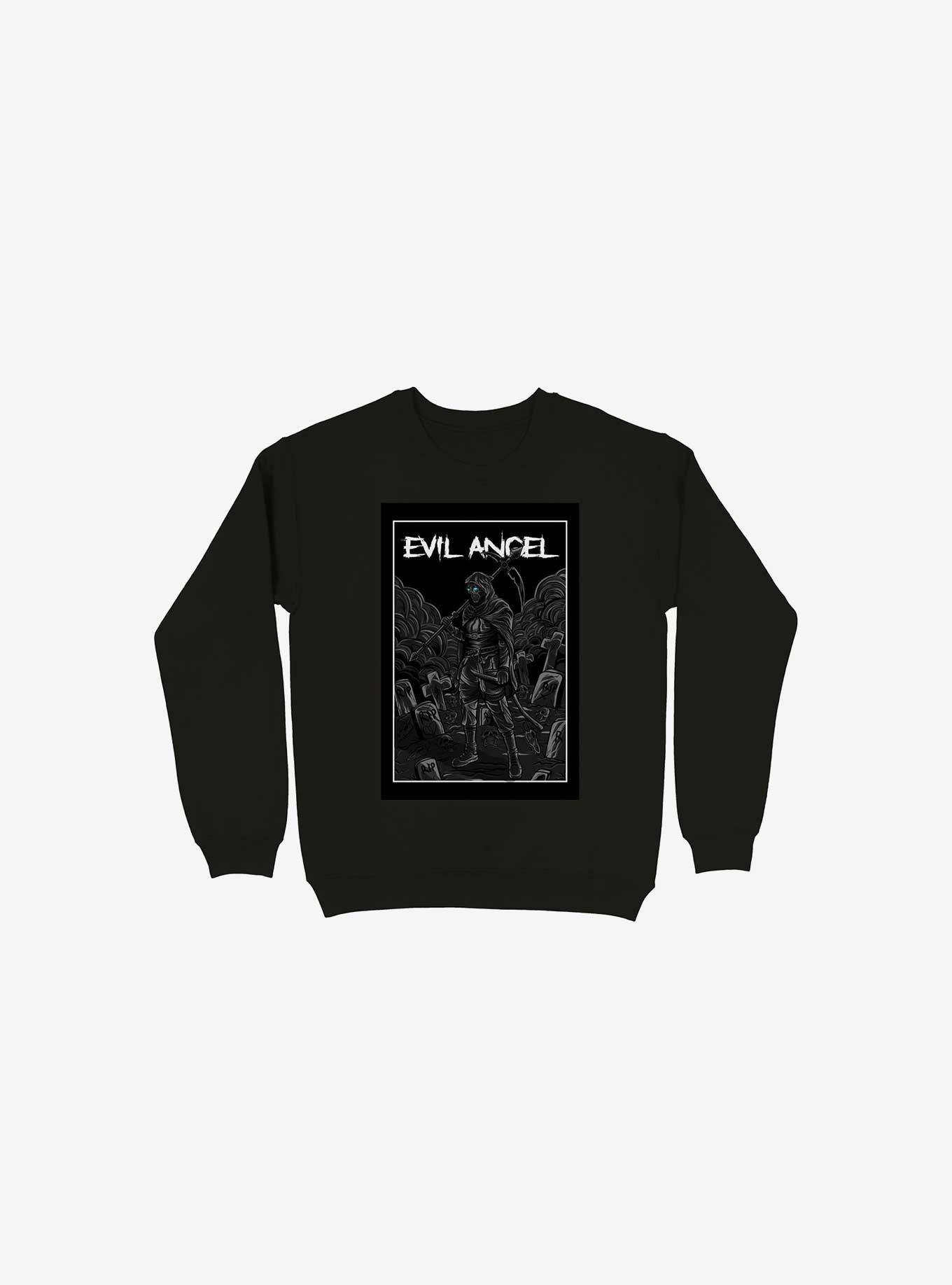 Evil Angel Sweatshirt, BLACK, hi-res