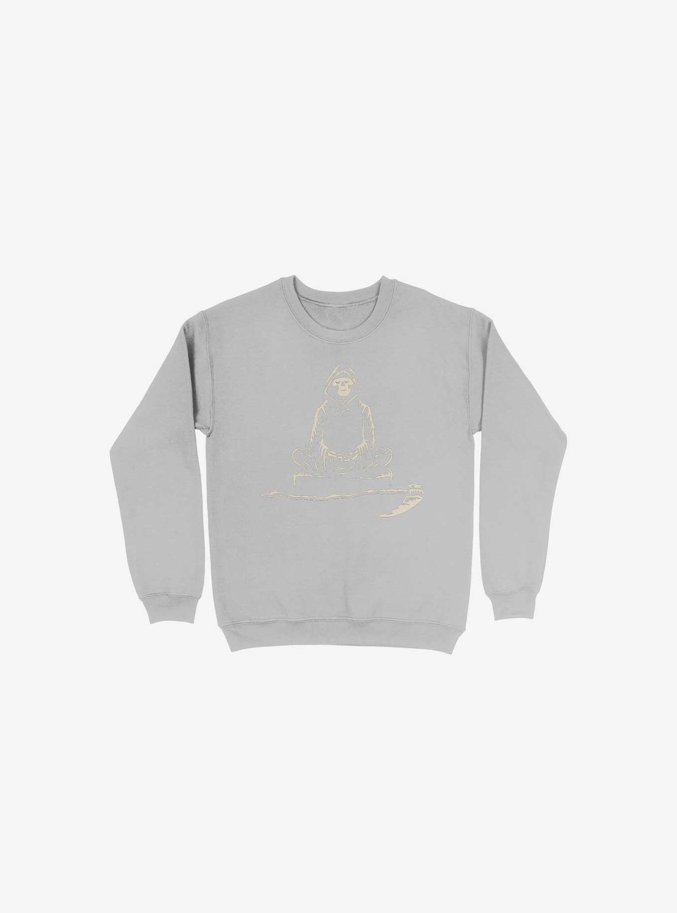 Grimeditation Sweatshirt, SILVER, hi-res