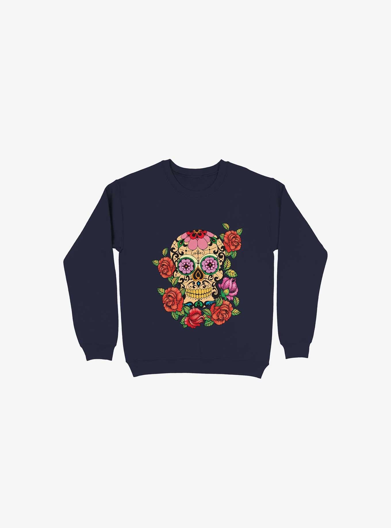 Memento Mori Sweatshirt, NAVY, hi-res