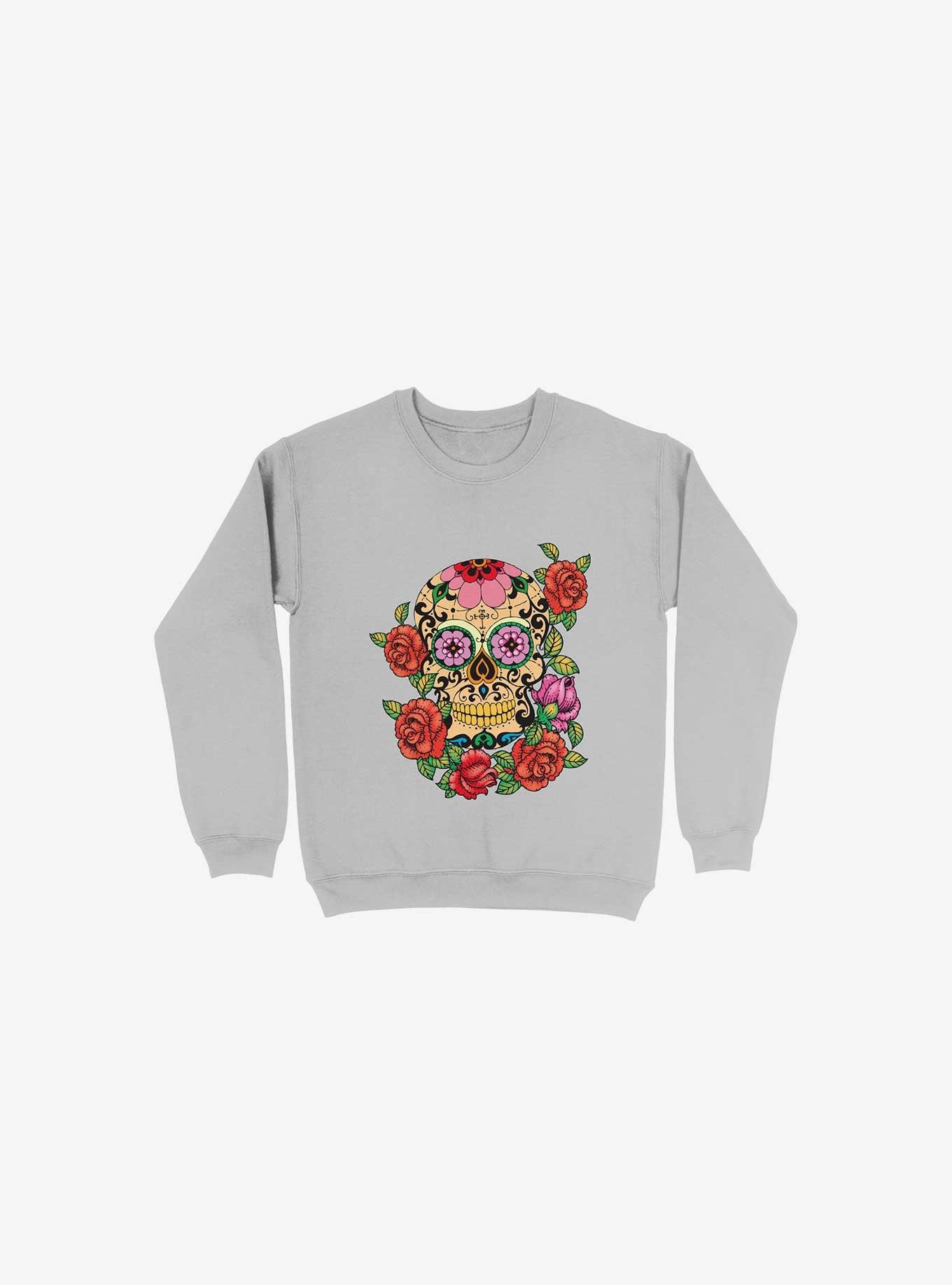 Memento Mori Sweatshirt, SILVER, hi-res