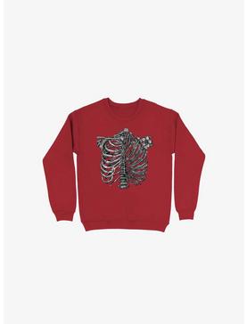 Skeleton Rib Tropical Sweatshirt, , hi-res