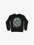 Skull Octopus Sweatshirt, BLACK, hi-res