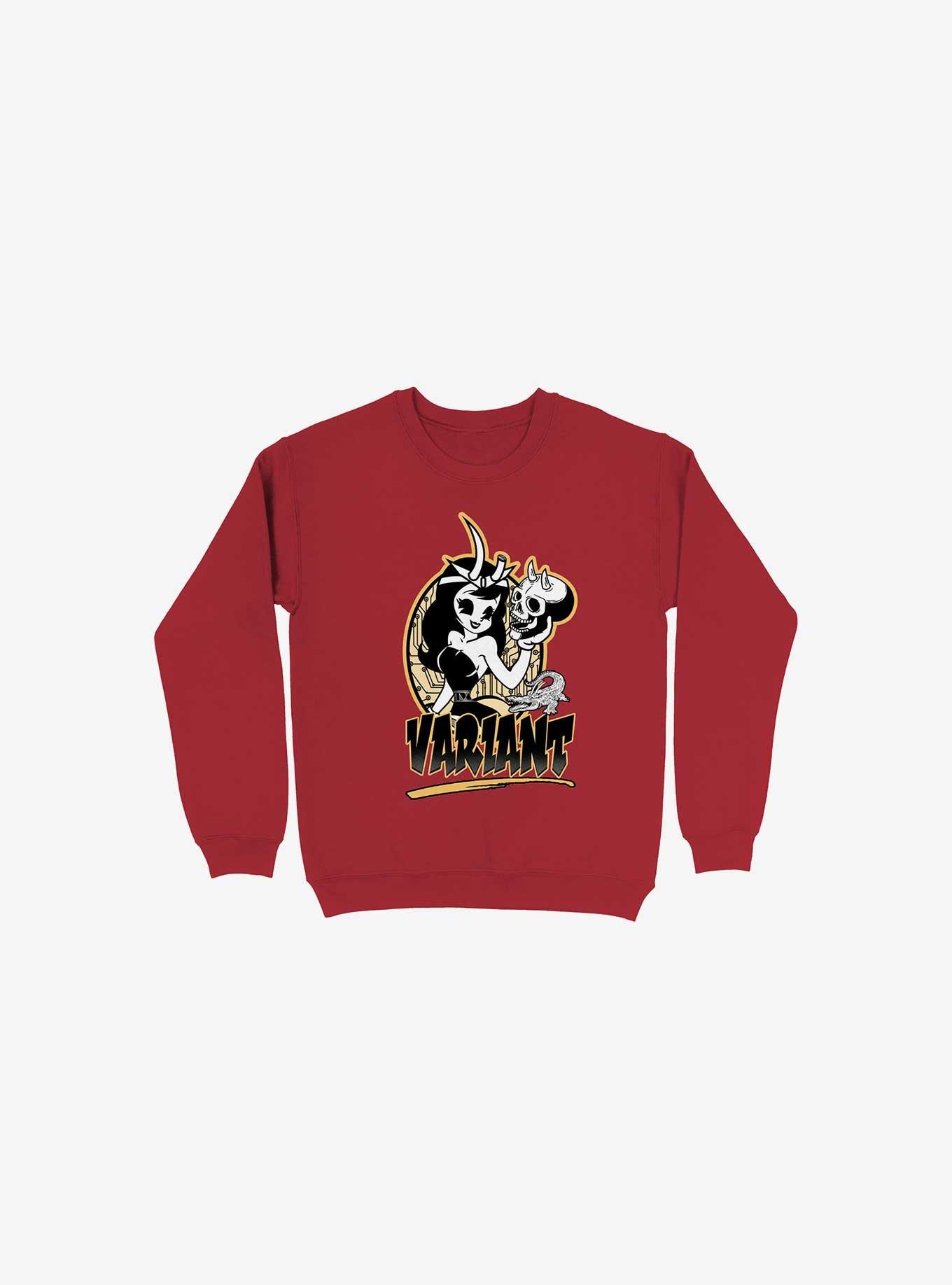 Variant Sweatshirt, RED, hi-res