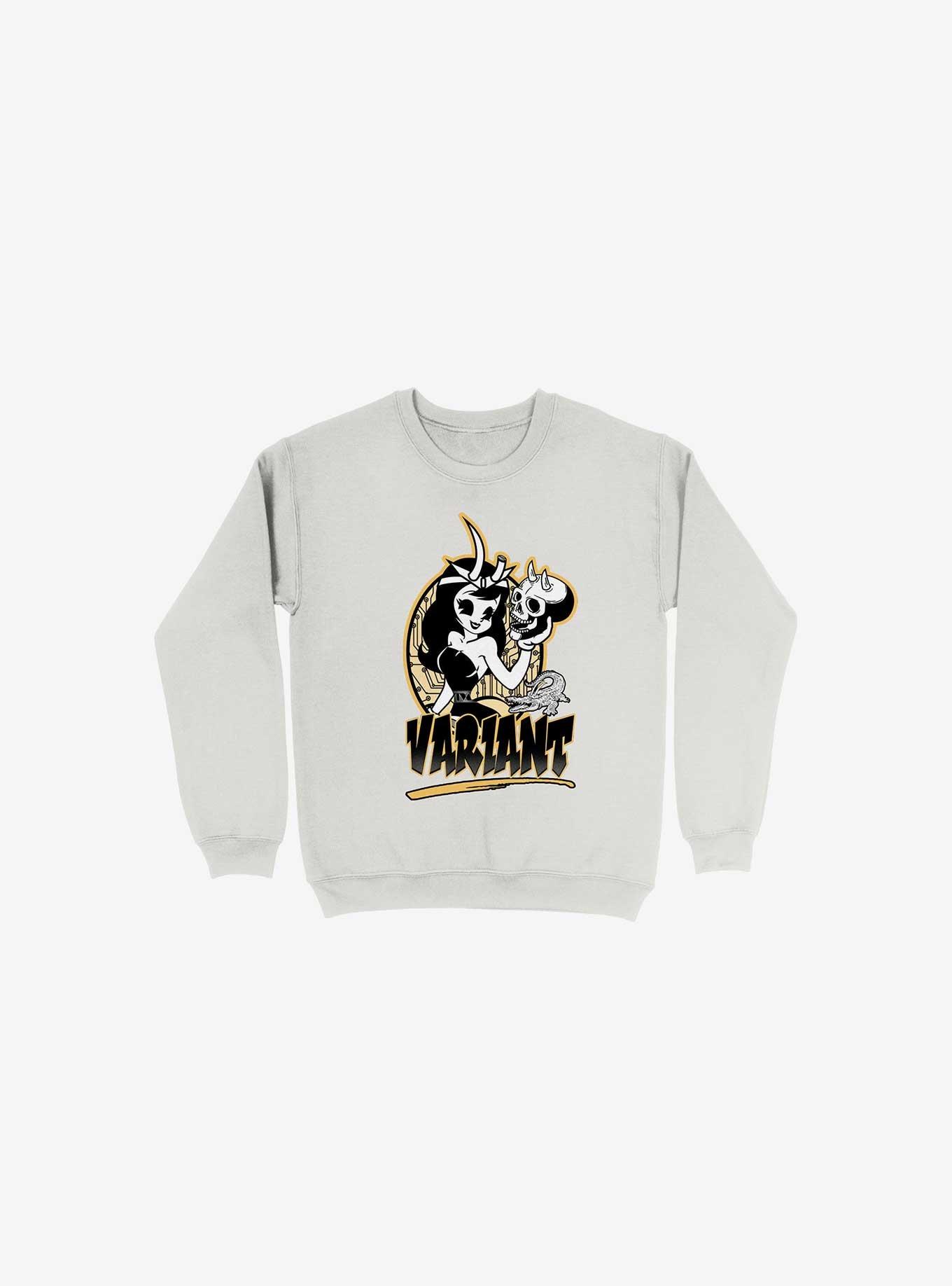 Variant Sweatshirt, WHITE, hi-res