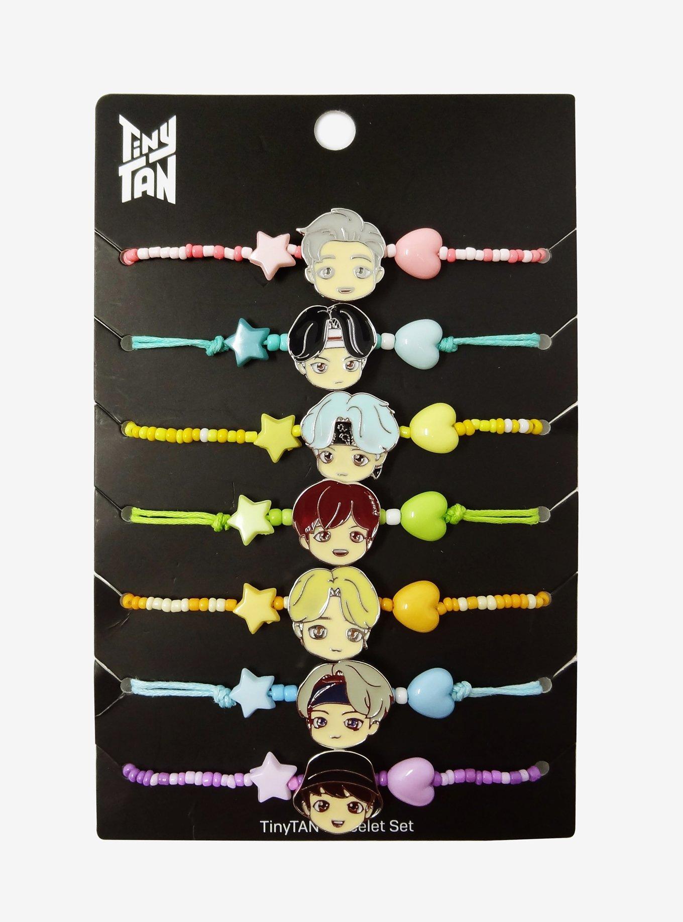 TinyTAN Chibi Bracelet Set Inspired By BTS, , hi-res