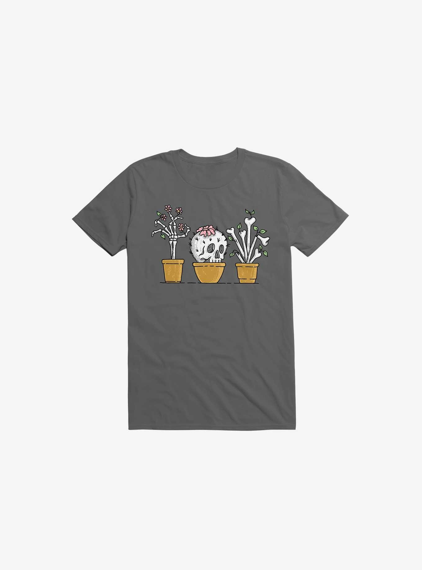 Bone Plants T-Shirt, CHARCOAL, hi-res