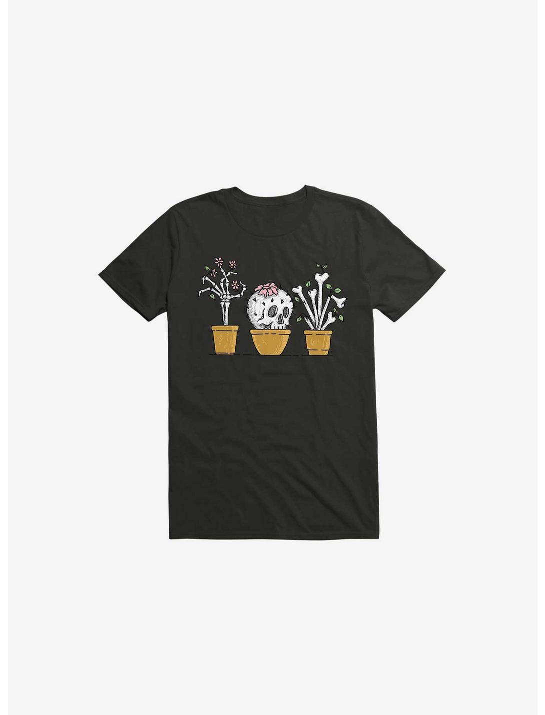 Bone Plants T-Shirt, BLACK, hi-res