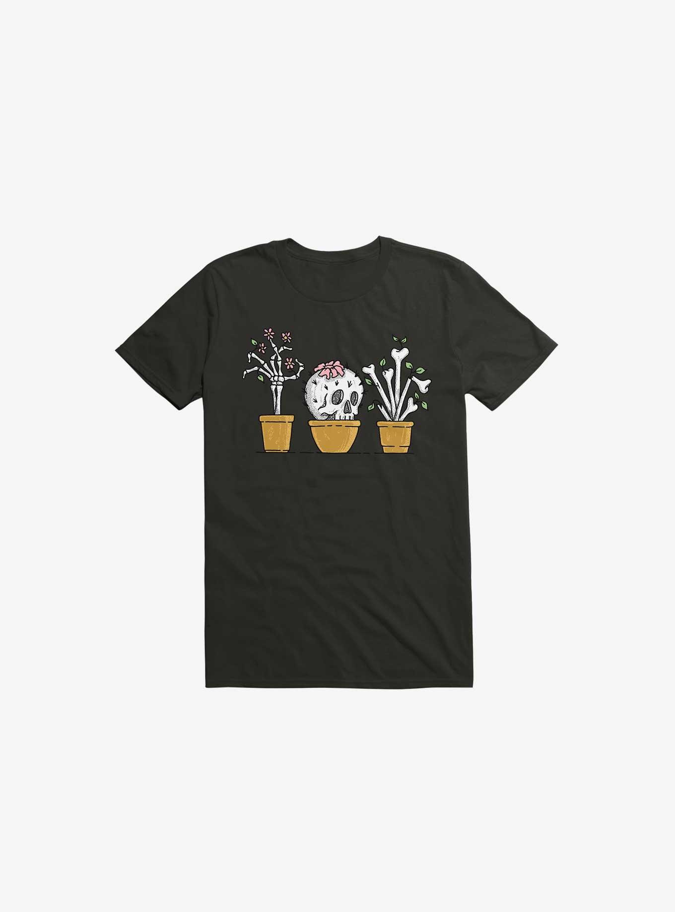 Bone Plants T-Shirt, BLACK, hi-res